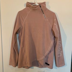 Blush quarter zip